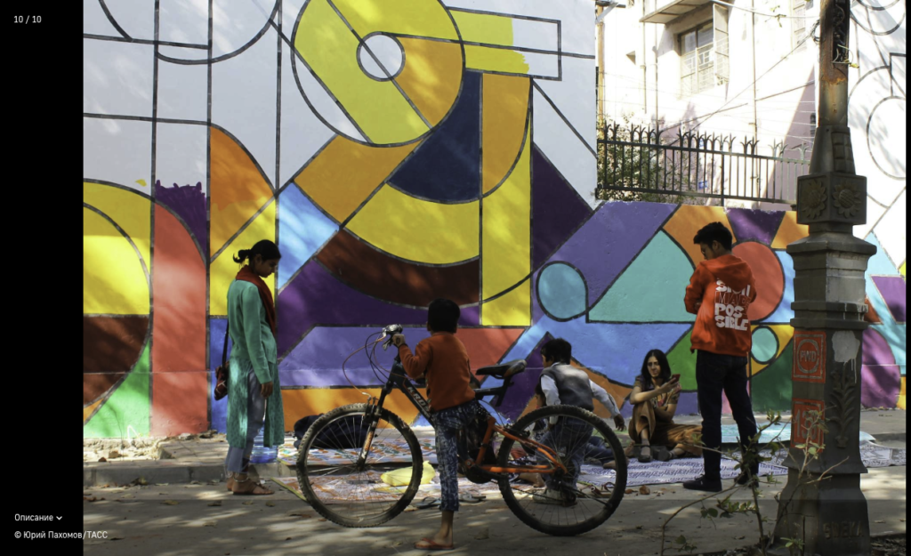 Фото 41 — В Дели прошел фестиваль уличного искусства